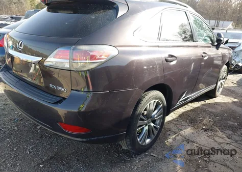 2013 Lexus Rx 350 from USA, damaged, VIN 2T2ZK1BA2DC092605